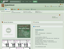 Tablet Screenshot of madamkistulot.deviantart.com