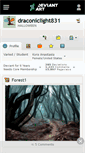 Mobile Screenshot of draconiclight831.deviantart.com