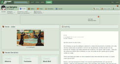 Desktop Screenshot of le-vampire.deviantart.com