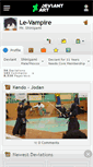 Mobile Screenshot of le-vampire.deviantart.com