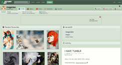 Desktop Screenshot of meganiee.deviantart.com
