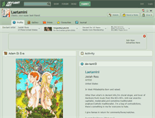 Tablet Screenshot of laetamini.deviantart.com