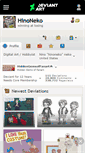 Mobile Screenshot of hinoneko.deviantart.com
