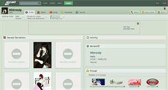 Desktop Screenshot of mistressip.deviantart.com
