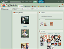 Tablet Screenshot of aph-united.deviantart.com