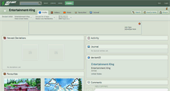 Desktop Screenshot of entertainment-king.deviantart.com