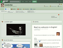 Tablet Screenshot of lilostitchfan.deviantart.com