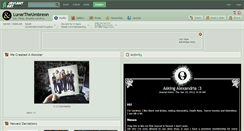 Desktop Screenshot of lunartheumbreon.deviantart.com