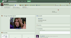 Desktop Screenshot of devon34.deviantart.com