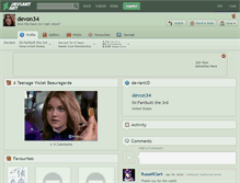 Tablet Screenshot of devon34.deviantart.com