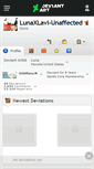 Mobile Screenshot of lunaxlavi-unaffected.deviantart.com