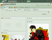 Tablet Screenshot of lunaxlavi-unaffected.deviantart.com