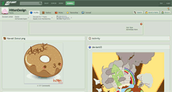 Desktop Screenshot of hittendesign.deviantart.com