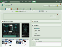Tablet Screenshot of lukaszsokol.deviantart.com