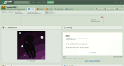 Desktop Screenshot of bunnyx123.deviantart.com