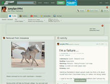 Tablet Screenshot of amyfan1994.deviantart.com