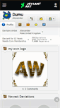 Mobile Screenshot of dumu.deviantart.com