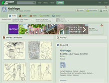 Tablet Screenshot of abelviegas.deviantart.com