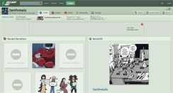 Desktop Screenshot of darkfireballz.deviantart.com