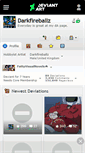 Mobile Screenshot of darkfireballz.deviantart.com