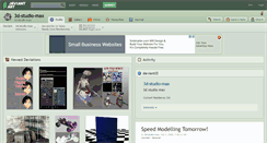 Desktop Screenshot of 3d-studio-max.deviantart.com