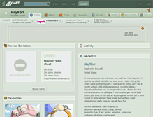 Tablet Screenshot of maykerr.deviantart.com