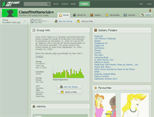 Tablet Screenshot of classofthetitansclub.deviantart.com