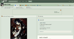 Desktop Screenshot of jack--frost.deviantart.com