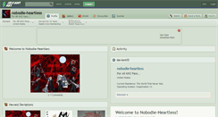 Desktop Screenshot of nobodie-heartless.deviantart.com