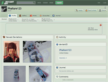 Tablet Screenshot of phailure123.deviantart.com