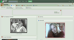 Desktop Screenshot of duckies.deviantart.com