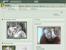 Tablet Screenshot of duckies.deviantart.com