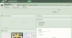 Desktop Screenshot of mecha-sonic.deviantart.com