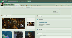 Desktop Screenshot of caffeinated-cake.deviantart.com