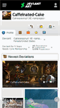 Mobile Screenshot of caffeinated-cake.deviantart.com