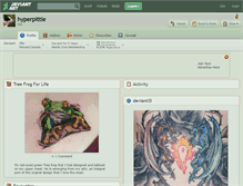 Tablet Screenshot of hyperpittie.deviantart.com
