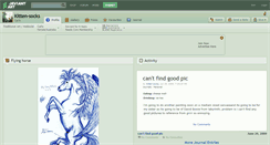 Desktop Screenshot of kitten-socks.deviantart.com