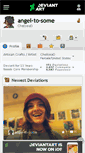 Mobile Screenshot of angel-to-some.deviantart.com