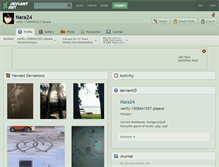 Tablet Screenshot of nara24.deviantart.com