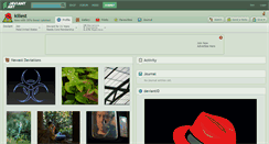Desktop Screenshot of killest.deviantart.com