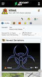 Mobile Screenshot of killest.deviantart.com