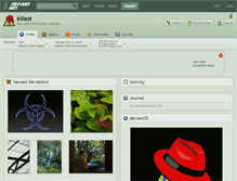 Tablet Screenshot of killest.deviantart.com