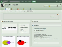 Tablet Screenshot of jokers-fav-henchgirl.deviantart.com