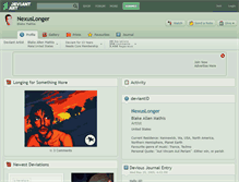 Tablet Screenshot of nexuslonger.deviantart.com