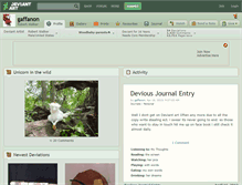 Tablet Screenshot of gaffanon.deviantart.com