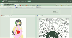 Desktop Screenshot of maliksa-deathgirl.deviantart.com