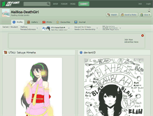 Tablet Screenshot of maliksa-deathgirl.deviantart.com
