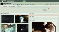 Desktop Screenshot of one-of-the-wolves.deviantart.com