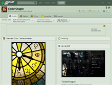 Tablet Screenshot of cinderdragon.deviantart.com