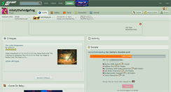 Desktop Screenshot of misstythehedgehog.deviantart.com